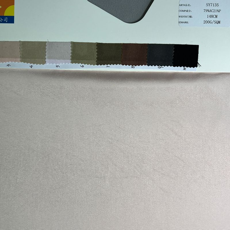 sy7135,79%acetate21%polyester,148cm,200gsm,piece-dyed