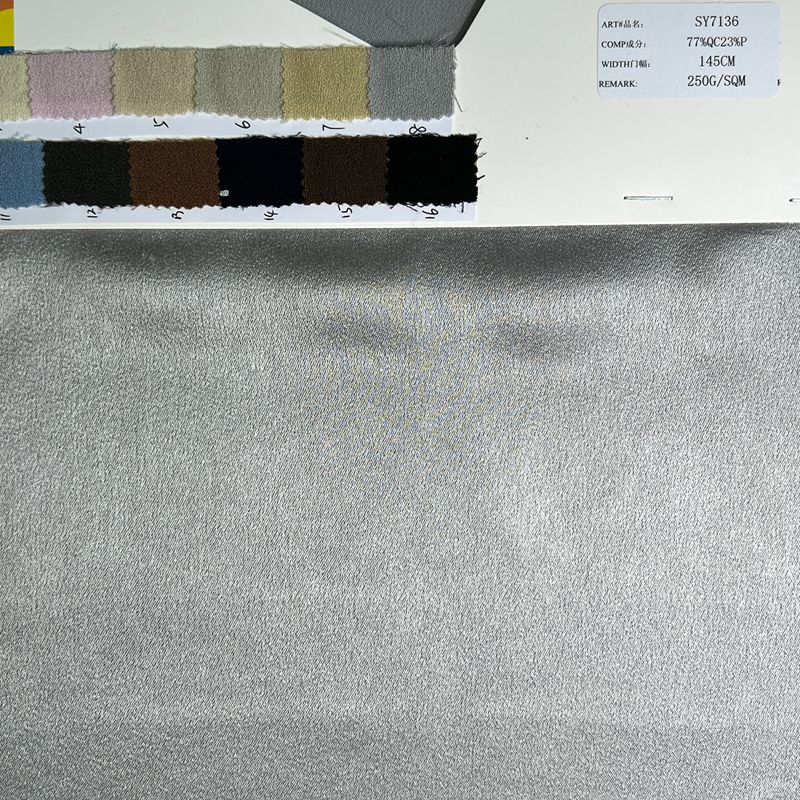 sy7136,77%acetate23%polyester,145cm,250gsm,piece-dyed