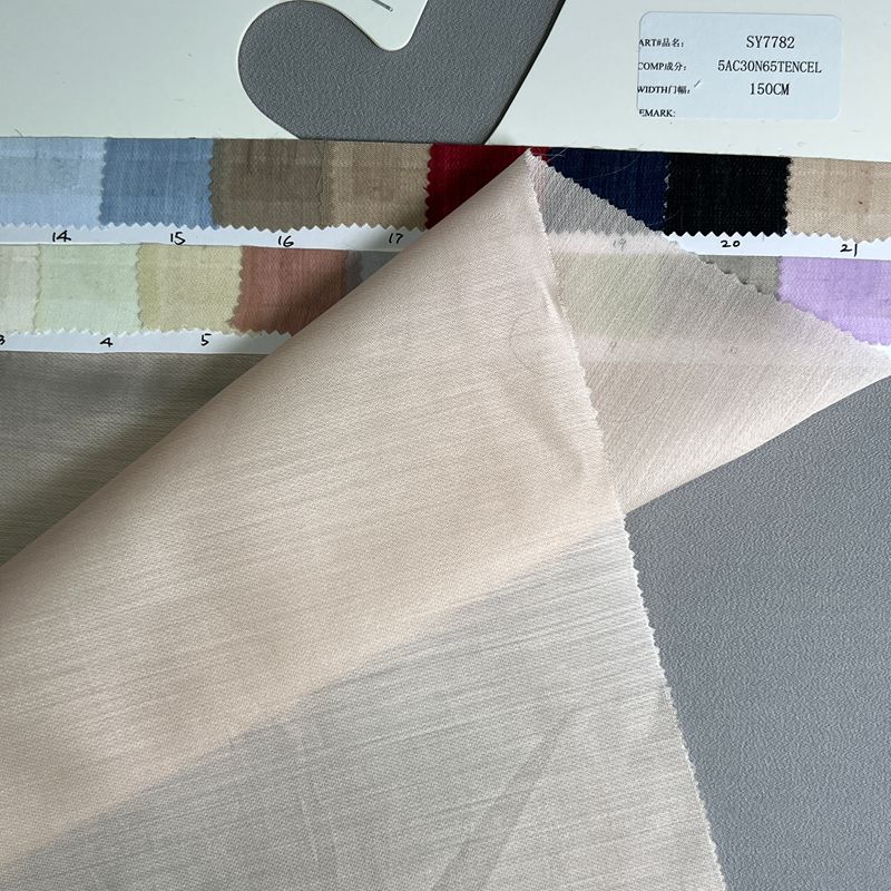 sy7782,5%acetate30%nylon65%tencel,150cm,piece-dyed