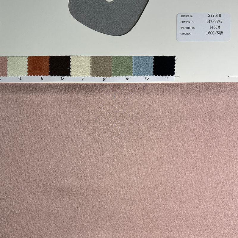 sy7618,61%polyester39%viscose,145cm,160gsm,piece-dyed