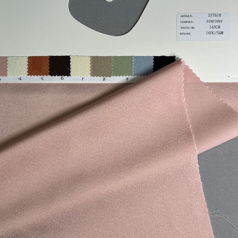 sy7618,61%polyester39%viscose,145cm,160gsm,piece-dyed