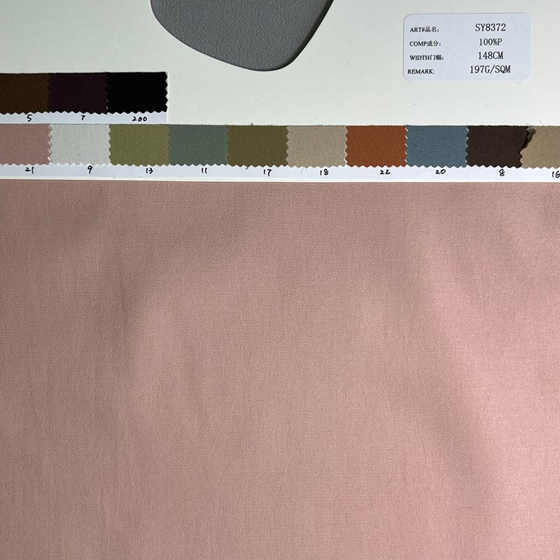 sy8372,100%polyester,148cm,197gsm,piece-dyed