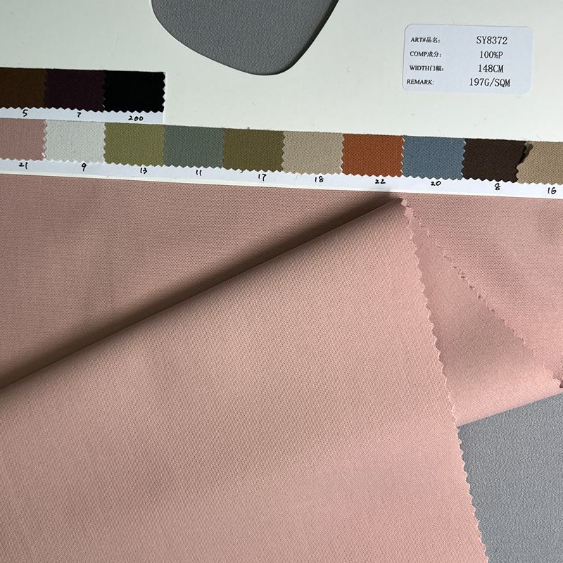 sy8372,100%polyester,148cm,197gsm,piece-dyed