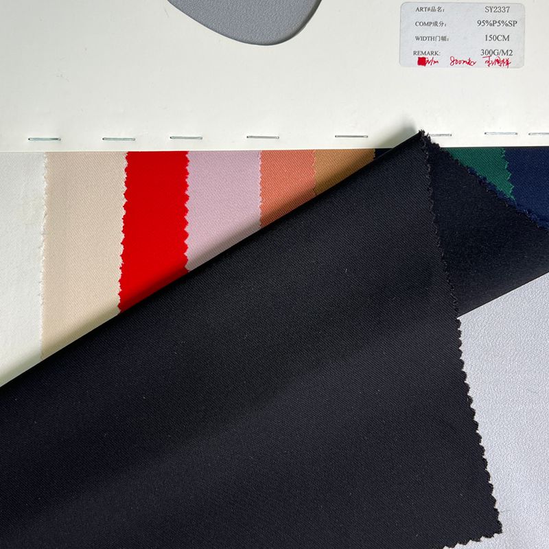 sy2337,95%polyester5%spandex,150cm,300gsm,piece-dyed