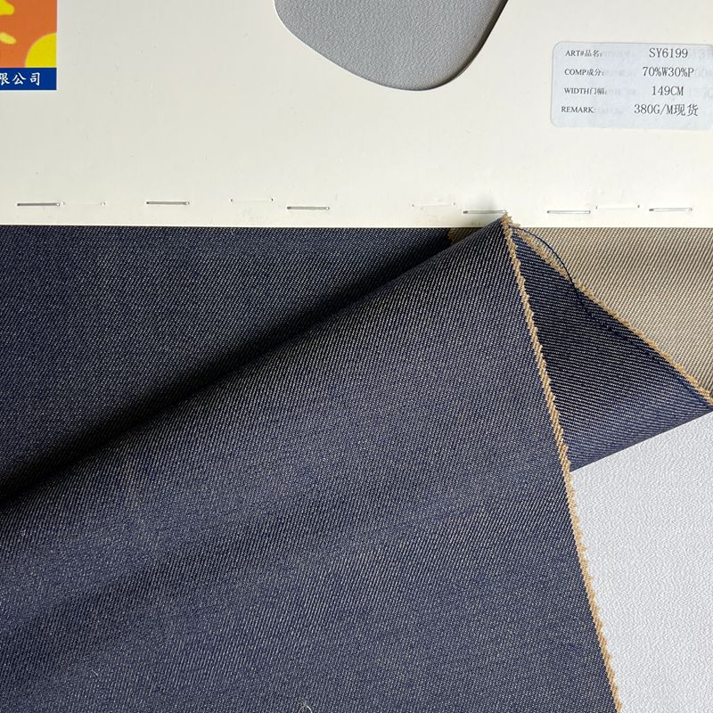 sy6199,70%wool30%polyester,149cm,380gsm,yarn-dyed