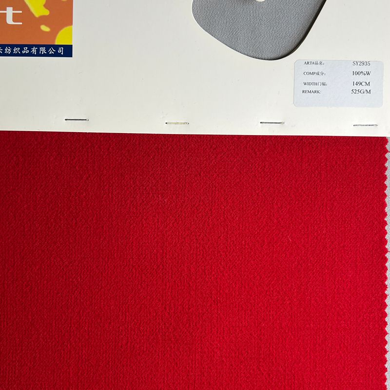 sy2935,100%wool,149cm,525gsm,yarn-dyed