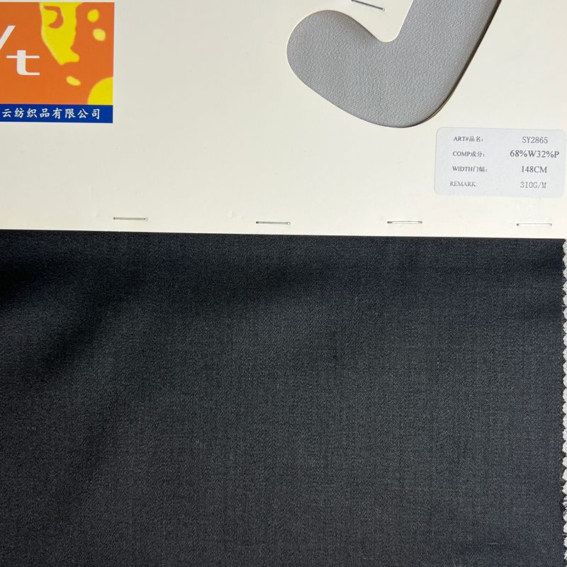 sy2865,68%wool32%polyester,148cm,310gsm,yarn-dyed