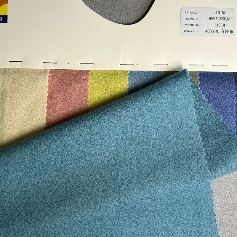 sy6190,98%wool2%lycra,149cm,400gsm,piece-dyed