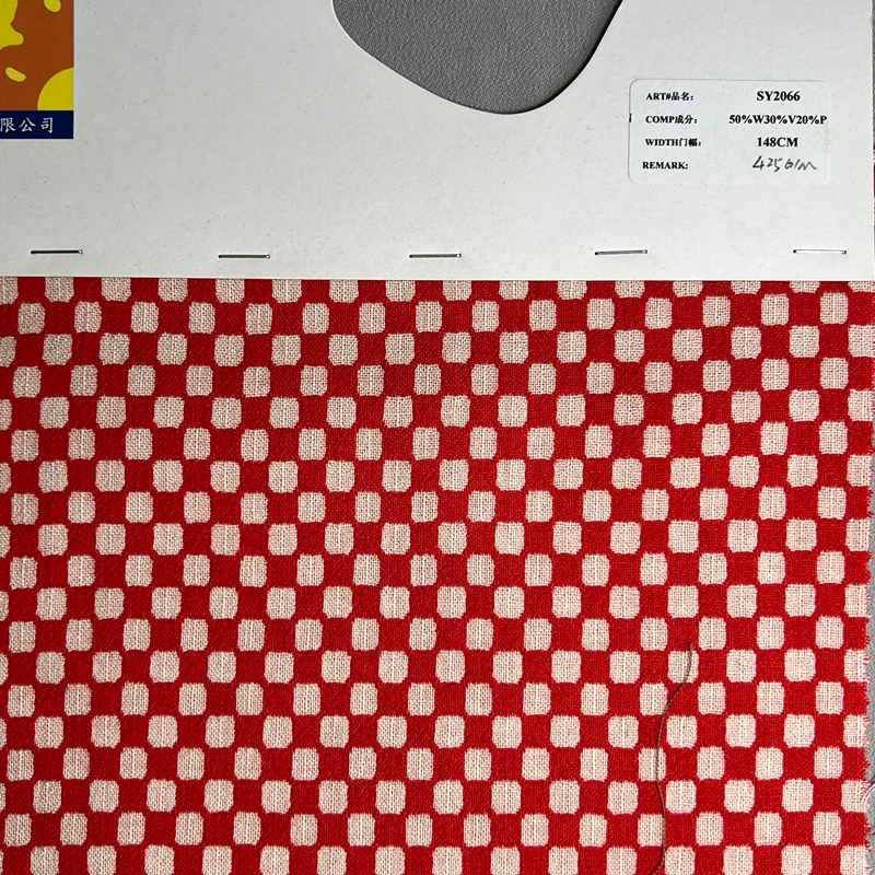 sy2066,50%wool30%viscose20%polyester,148cm,425gsm,yarn-dyed