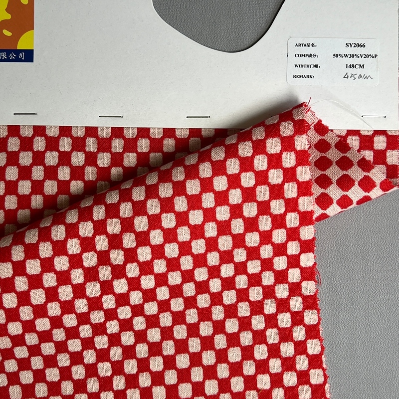 sy2066,50%wool30%viscose20%polyester,148cm,425gsm,yarn-dyed