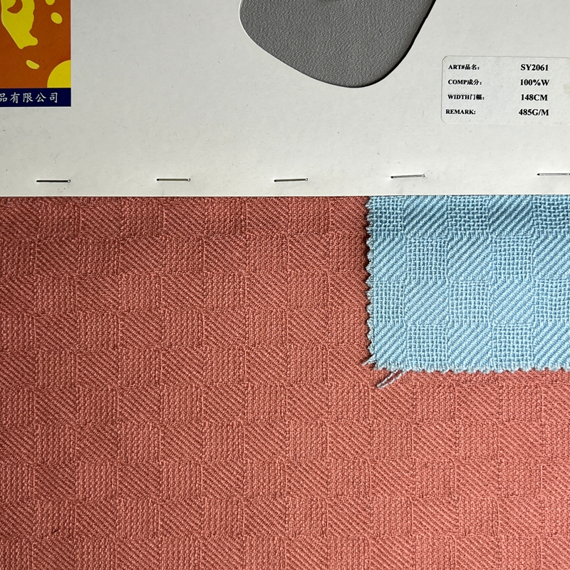 sy2061,100%wool,148cm,485gsm,yarn-dyed