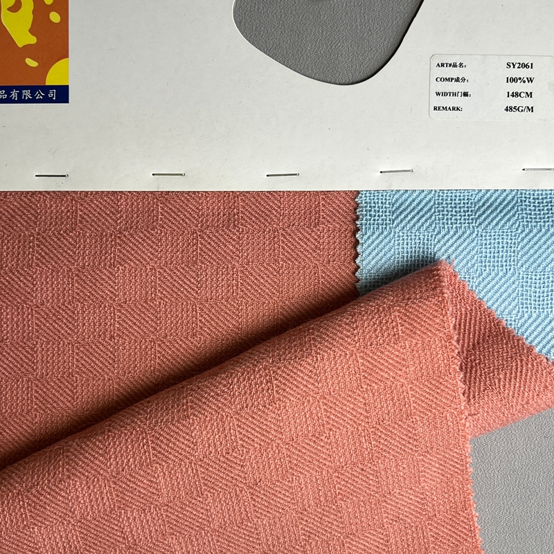 sy2061,100%wool,148cm,485gsm,yarn-dyed