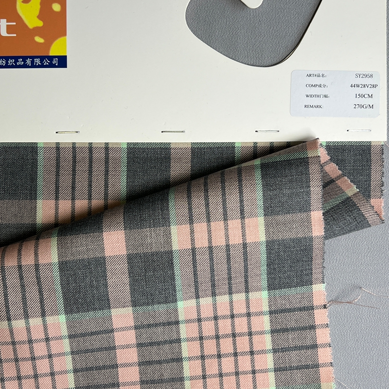 sy2958,44%wool28%viscose28%polyester,150cm,270gsm,yarn-dyed